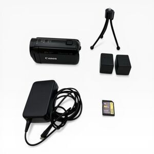 Canon VIXIA HF R800 HD Camcorder Video Camera Black Bundle